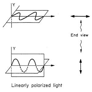 Linearly polarized light